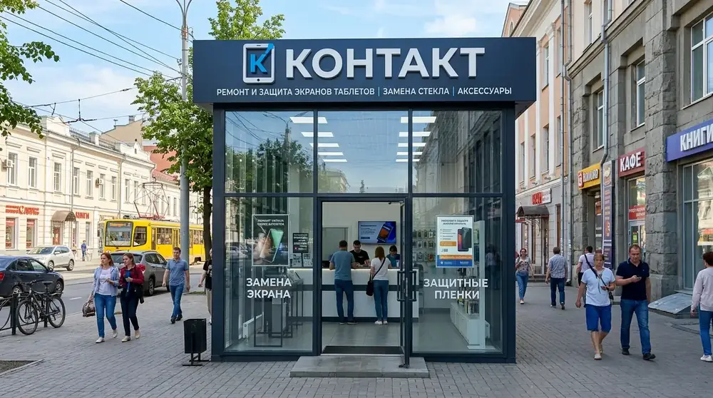 Светопрозрачная входная зона стеклянного фасада — фото 2